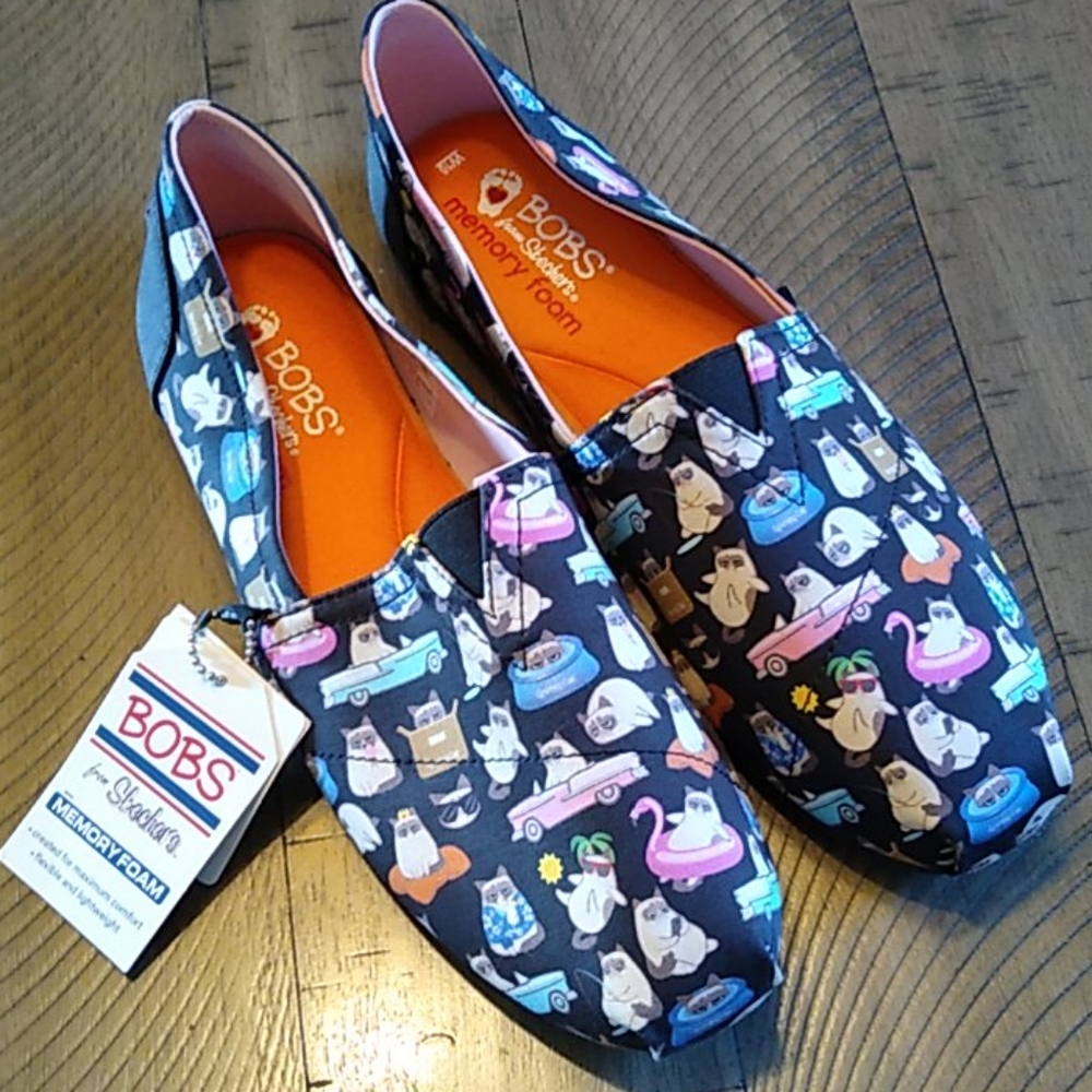 Bob's grumpy cat women's shoes size 10 nwt